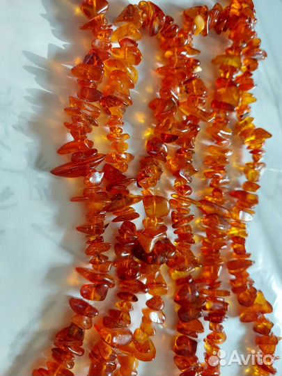 Бусы янтарь СССР