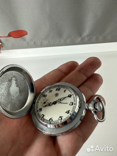Часы карманные молния глухарь