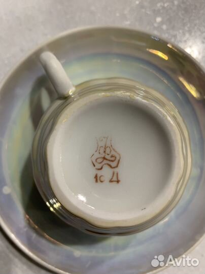 Кофейный сервиз СССР 21 предмет Добрушский