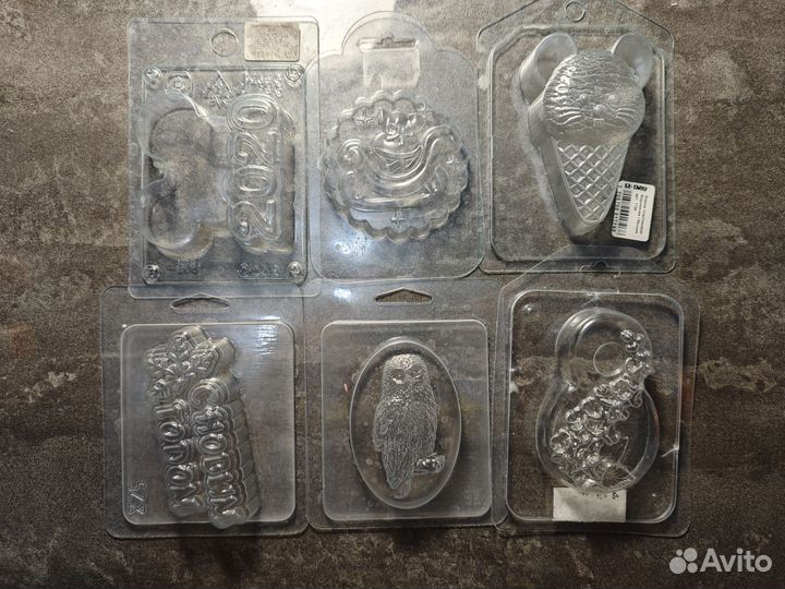 Пластиковые формы для мыла
