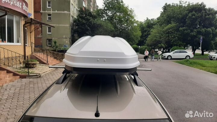 Автобокс на крышу Turino 650л, 225х88х45 см, Белый