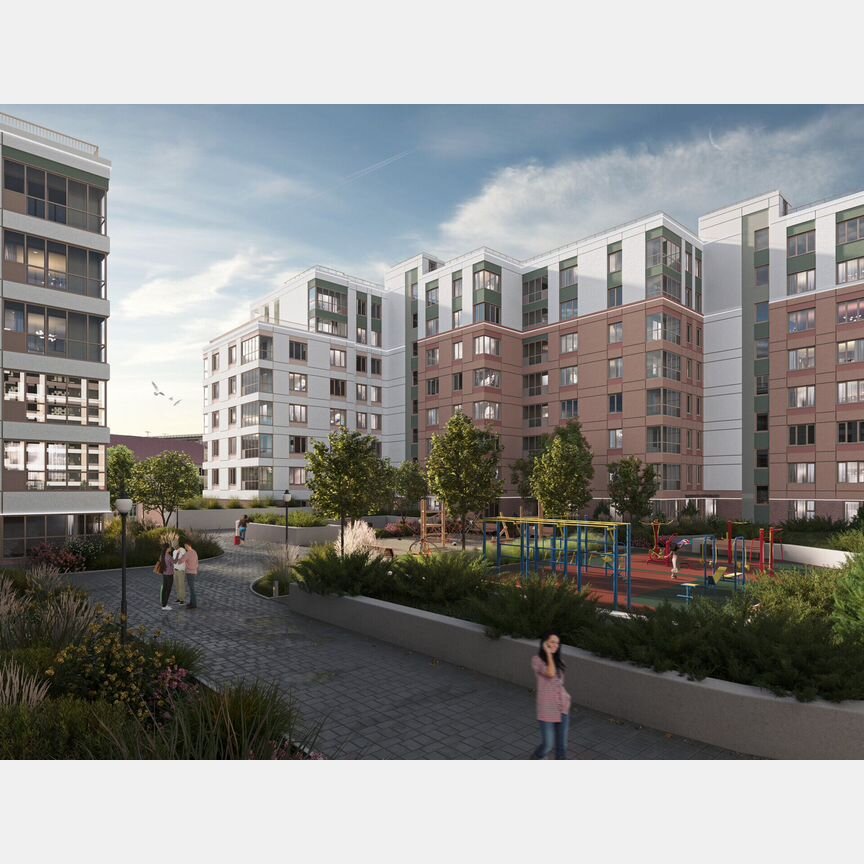 1-к. квартира, 42,7 м², 6/8 эт.