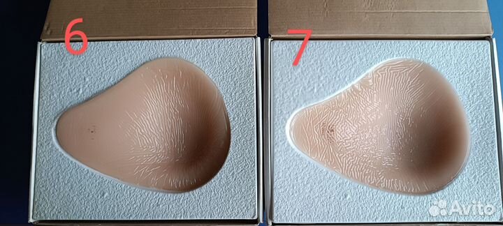 Протезы молочной железы левые 6 и 7р 410 Novea