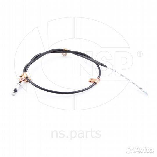 Трос стояночного тормоза L chevrolet Lanos NSP