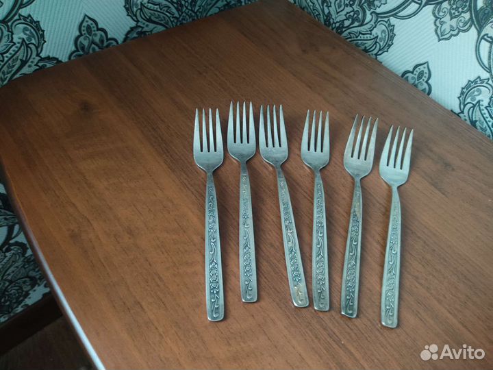 Набор столовых приборов мельхиор СССР