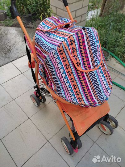 Прогулочная коляска трость бу