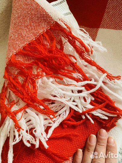 IKEA плед Annamia 140*205 см (клетка)