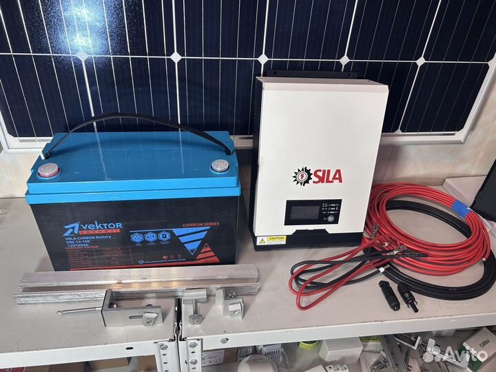 Бюджетная Солнечная электростанция 2 кВт