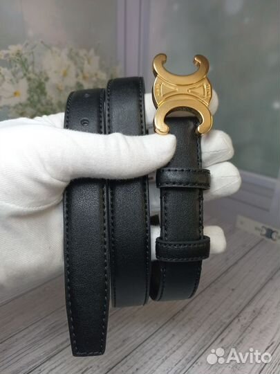 Ремень Женская Celine Люкс Натуральная кожа