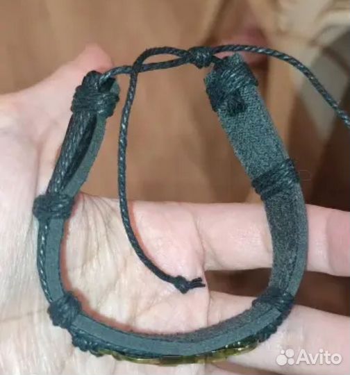 Кожаный Браслет мотоцикл, регулируется ширина