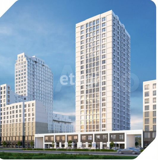 Квартира-студия, 22,5 м², 24/24 эт.