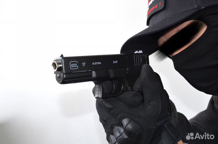 Игрушечный пистолет Glock 17 металл