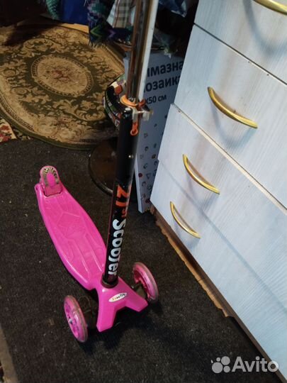 Самокат детский трехколесный бу