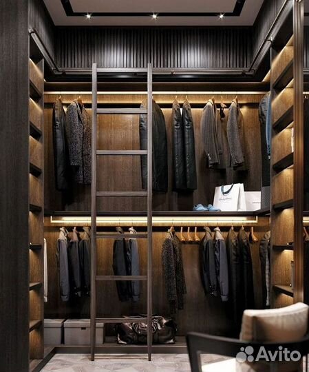 Гардеробная loft