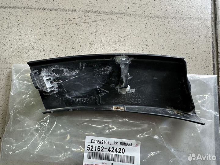 Накладка заднего бампера левая Рав 4 Rav 4