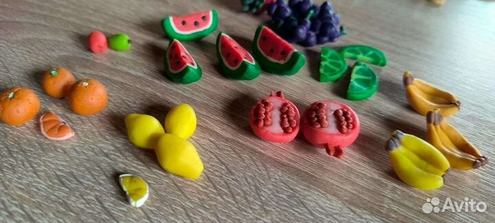 Фрукты и овощи из полимерной глины