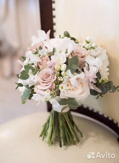 Свадебный букет невесты, оформление торжества