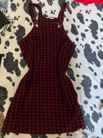 Сарафан женский в клетку