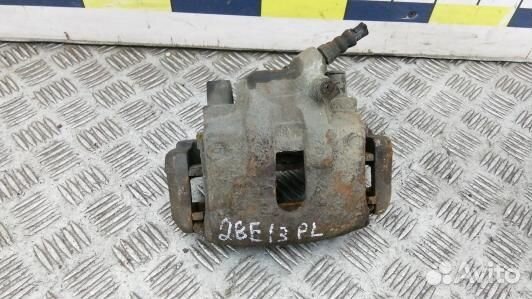 Суппорт тормозной передний левый fiat doblo 1 (2BE