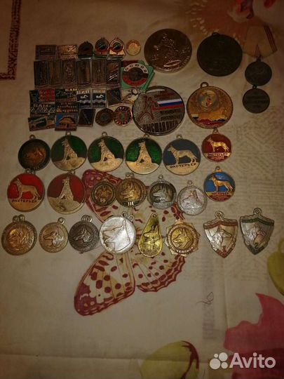 Значки жетоны и вымпел