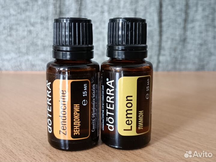 Набор эфирных масел Doterra лимон и Зендокрин