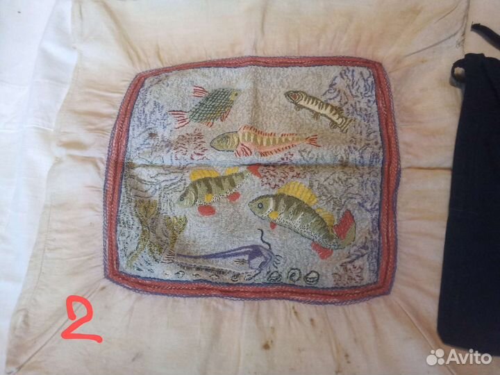 Декоративные наволочки с вышивкой 40х годов