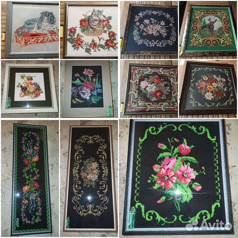 Вышивка крестом старинная