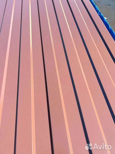 Профнастил С-8 коричневый 2 м, ГОСТ