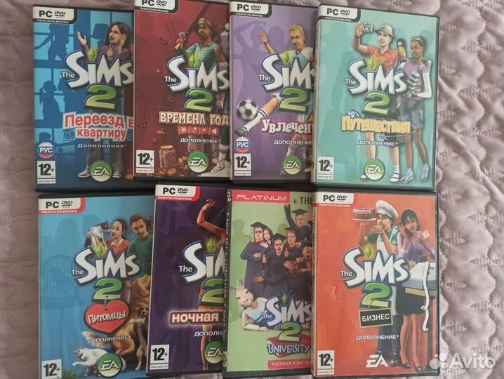 Коллекция дисков The Sims 2