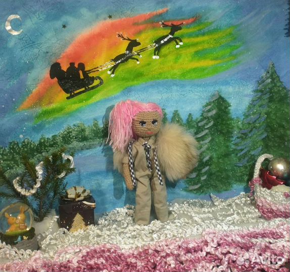 Кукла в шубке