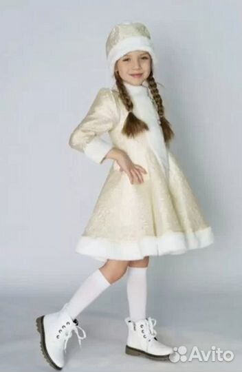 Костюм снегурочки 110-116