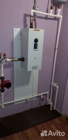 Отопление, монтаж котлов водонагревателей