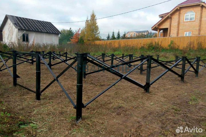 Винтовые Сваи для деревянных домов