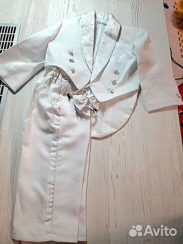 Смокинг белый детский