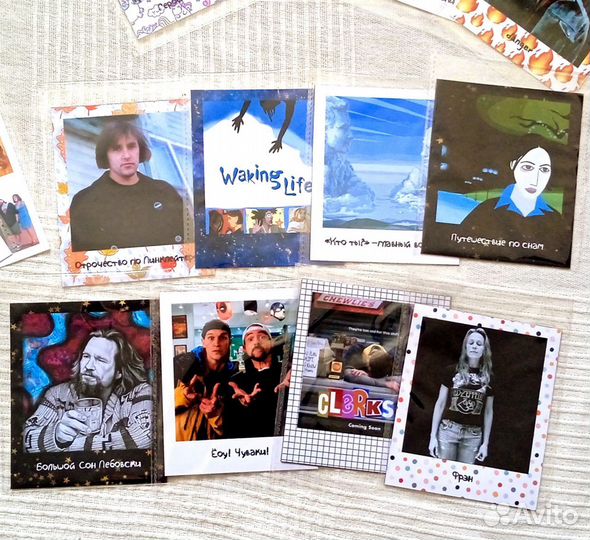 Кино открытки в стиле polaroid и фотоленты