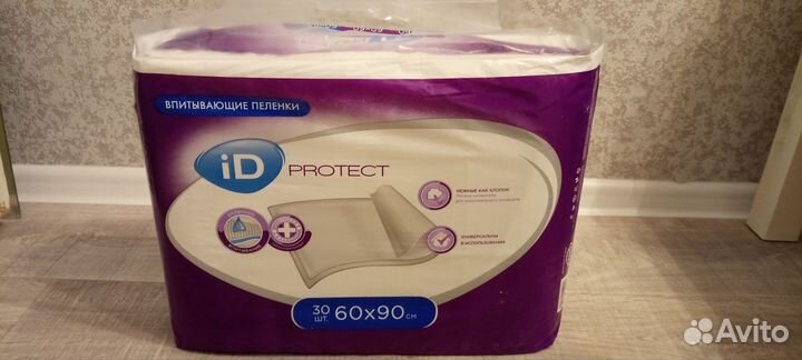 Пеленки одноразовые 60х90 30 штук
