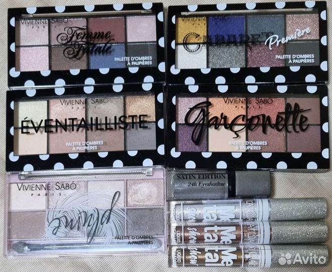 Тени жидкие, палетки. Рефилы MAC