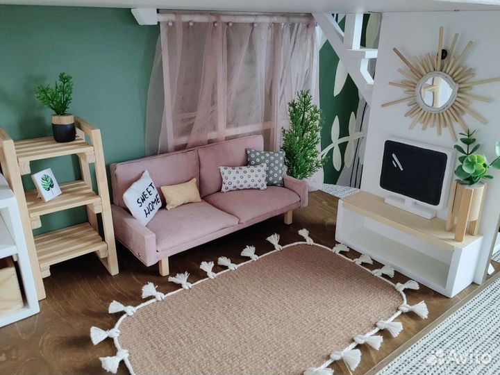 Домик кукольный для барби