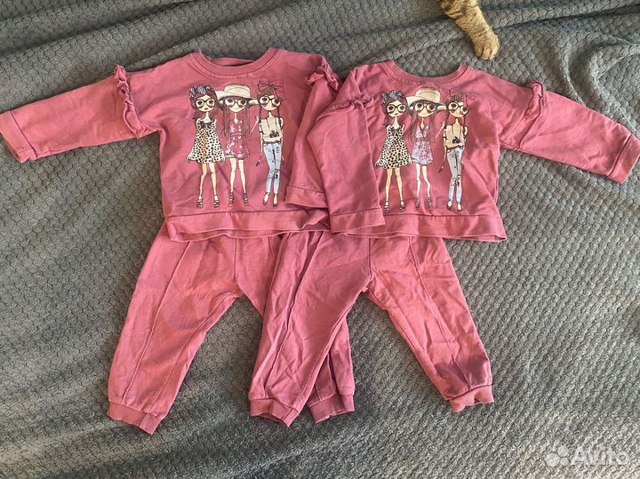 Вещи для двойни девочки