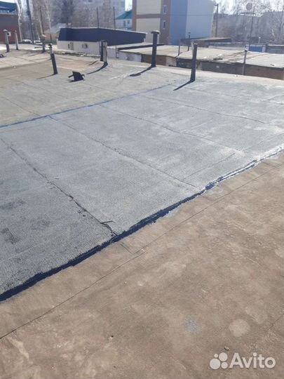 Ремонт кровли крыши гаражей