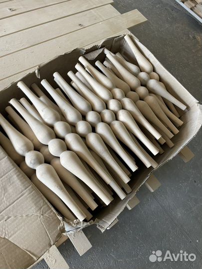 Балясины деревянные для детских кроватей