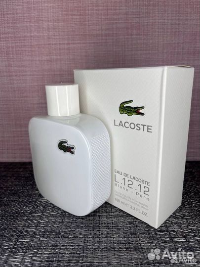 Духи мужские Lacoste L.12.12 Blanc – Pure (Euro)