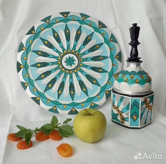 Панно из кожи/экокожи