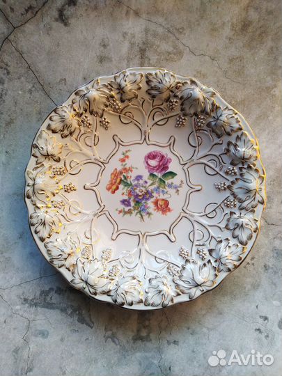 Фарфоровое блюдо СССР