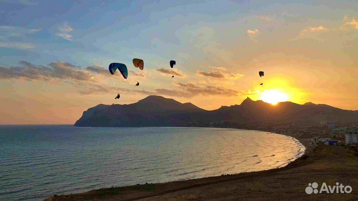 Полёты на параплане в Крыму. Обучение