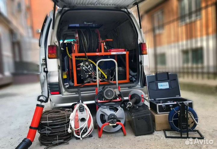 Прочистка канализации и устранение засоров