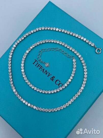 Серебряное колье Tiffany