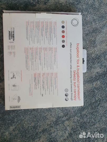 Летний капюшон bugaboo fox/cameleon