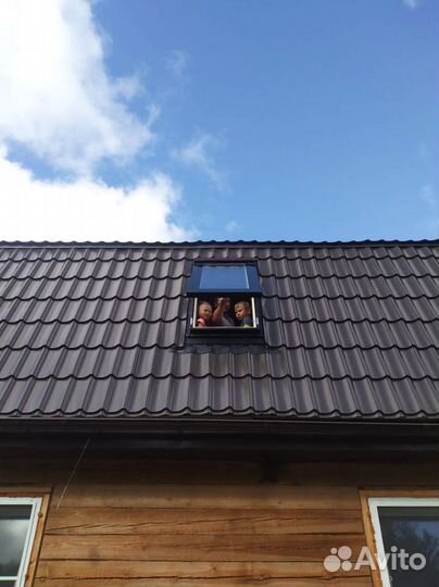 Мансардное окно из профиля Rehau 740x1240 мм