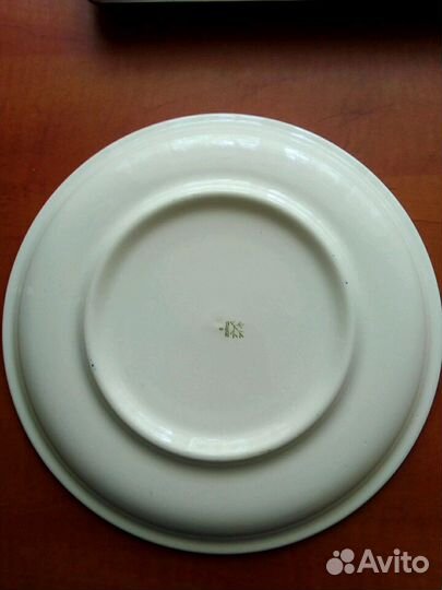 Фарфоровая тарелка пр-во зик